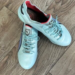 Puma Light Blue king soccer cleats